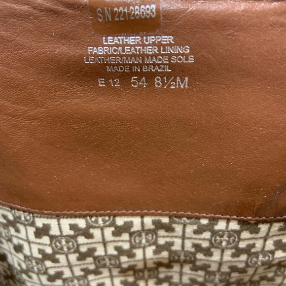 Tory Burch Calista Almond Riding Boots Size 8.5 - Picture 7 of 9